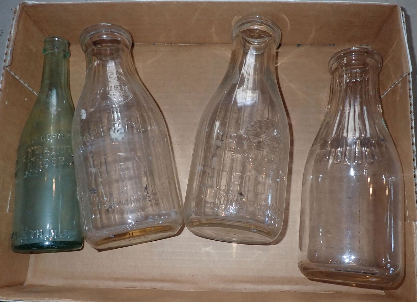 Milk Bottles & Peter Breidt Beer Bottle (1 of 1)