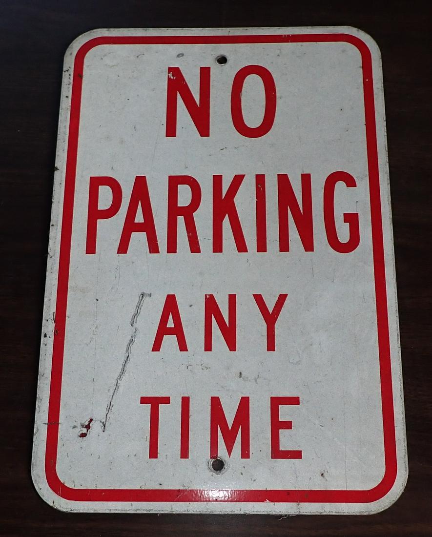 NO PARKING ANY TIME Aluminum Sign (1 of 1)