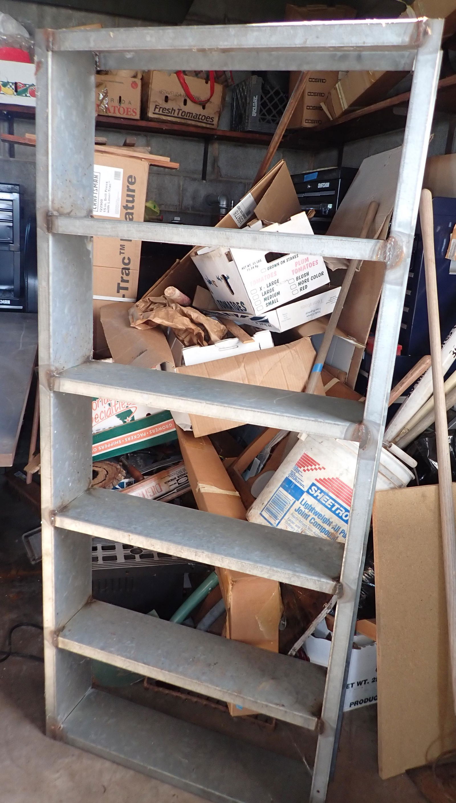 Galvanized Industrial Style Shelf (1 of 2)