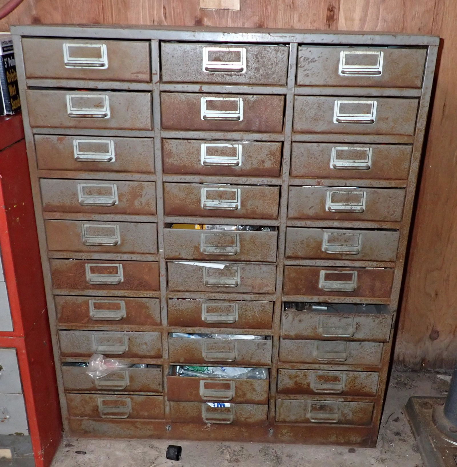 30 Drawer Parts Cabinet & Contents (1 of 14)