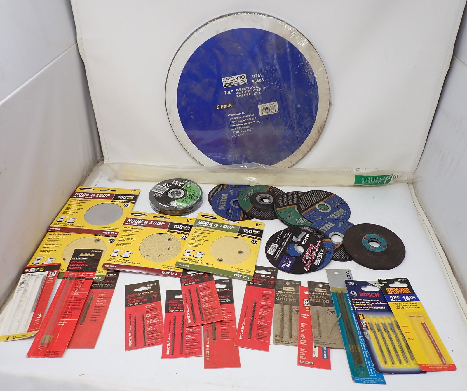 Cut Off Wheels Sandpaper Drill Bits Saw Blades (1 of 8)