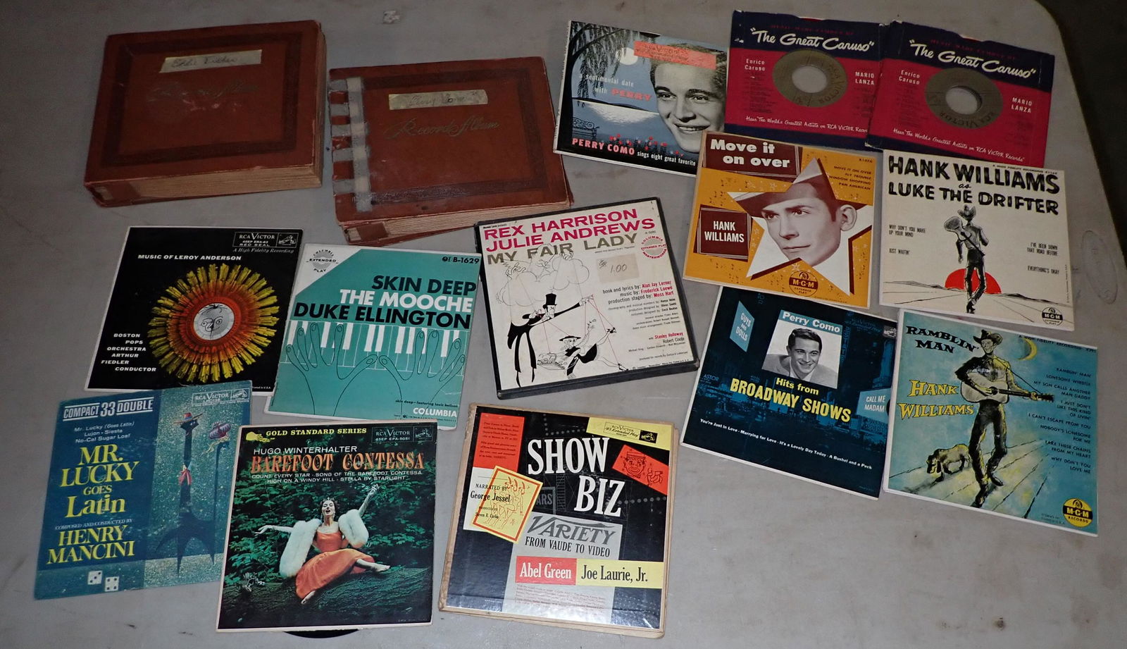 Perry Como Hank Williams Eddie Fisher & Misc Records (1 of 10)