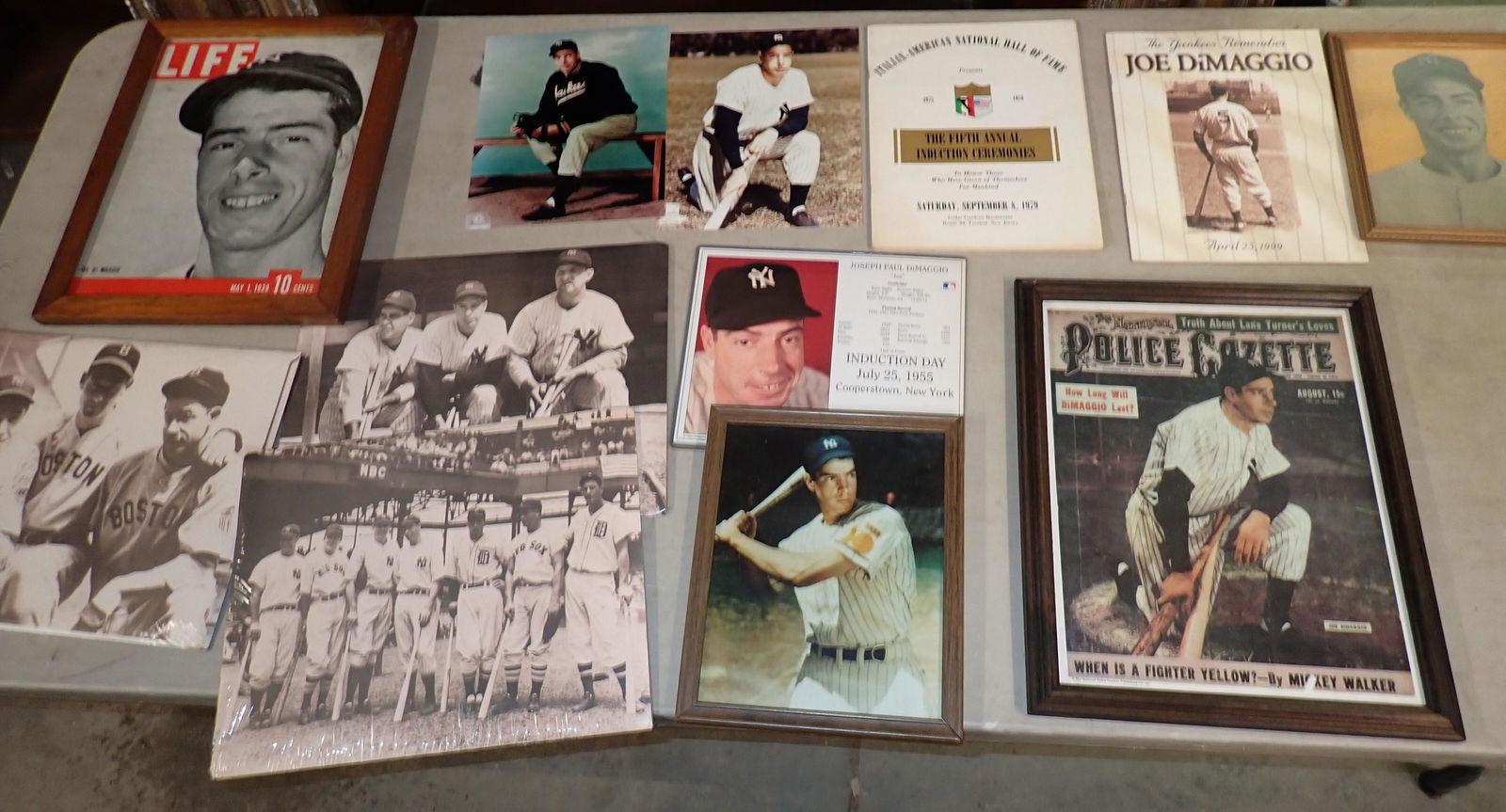 Joe Dimaggio Photos Prints & Misc (1 of 8)