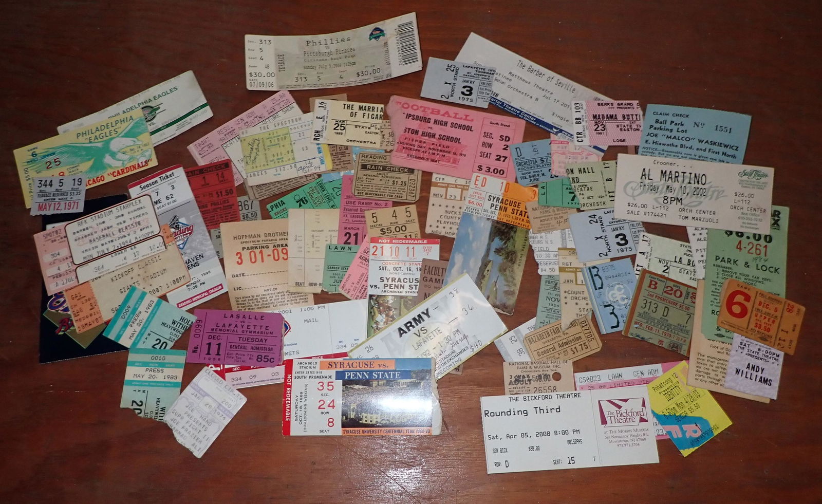 Football Boxing & Misc Ticket Stubs (1 of 7)