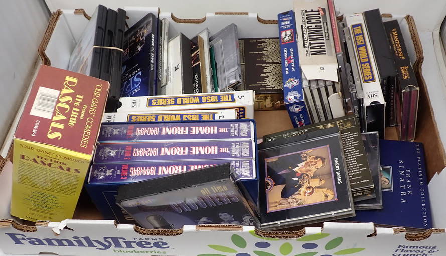 VHS Tapes CD's DVD's Nov 14, 2021 M.J. Stasak Jr. Auction and