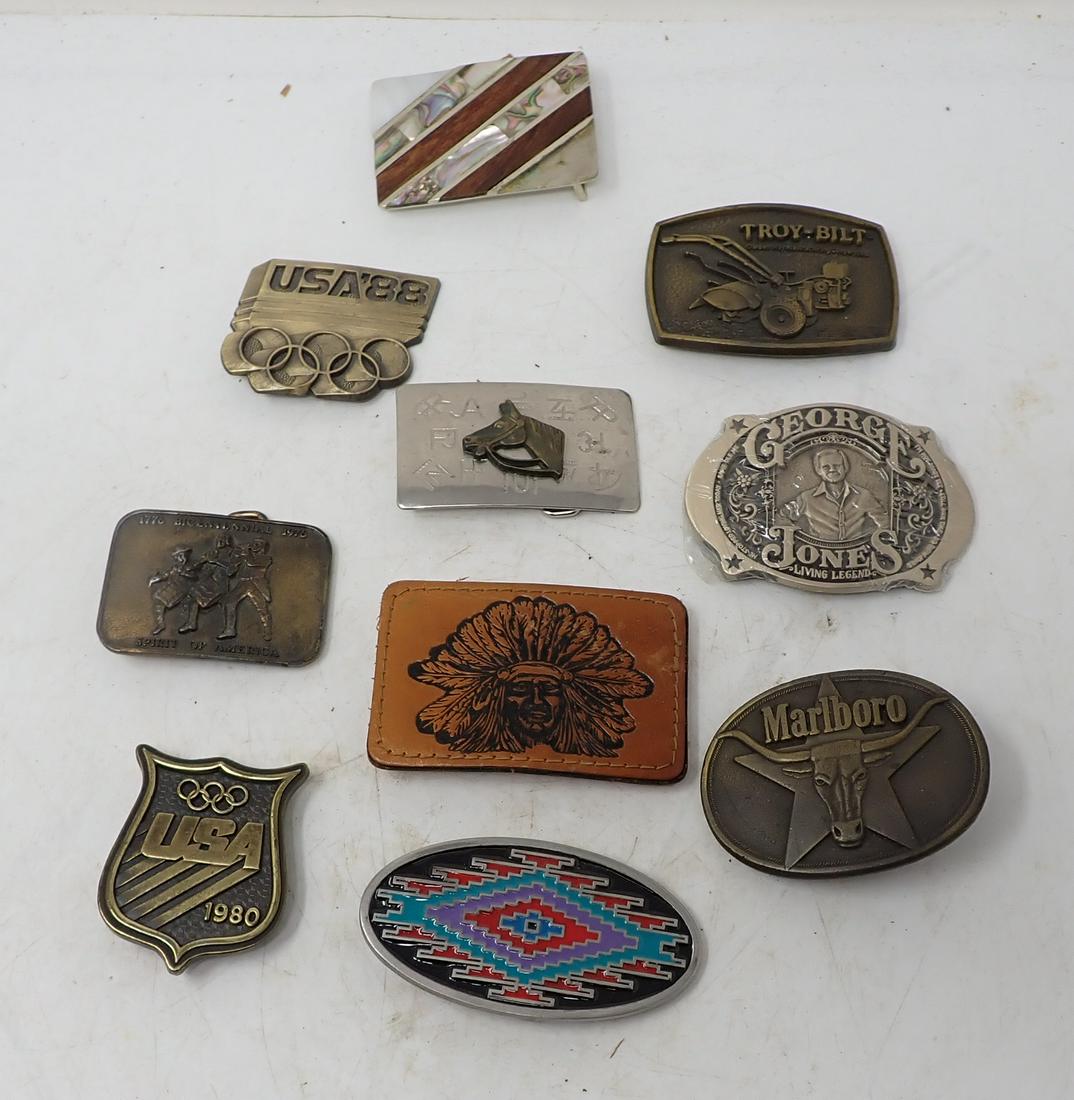 George Jones Troy Bilt Horse Misc Belt Buckles (1 of 5)