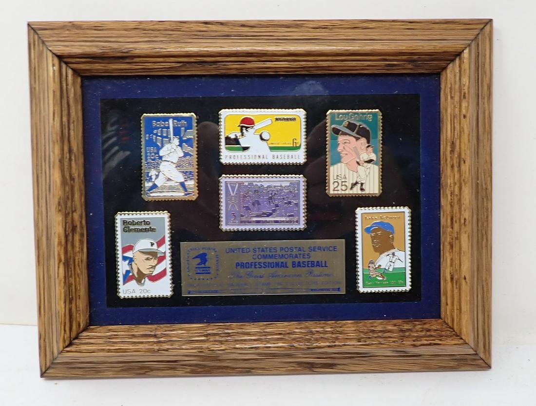 US Postal Service Baseball Stamp Pin Collection (1 of 1)