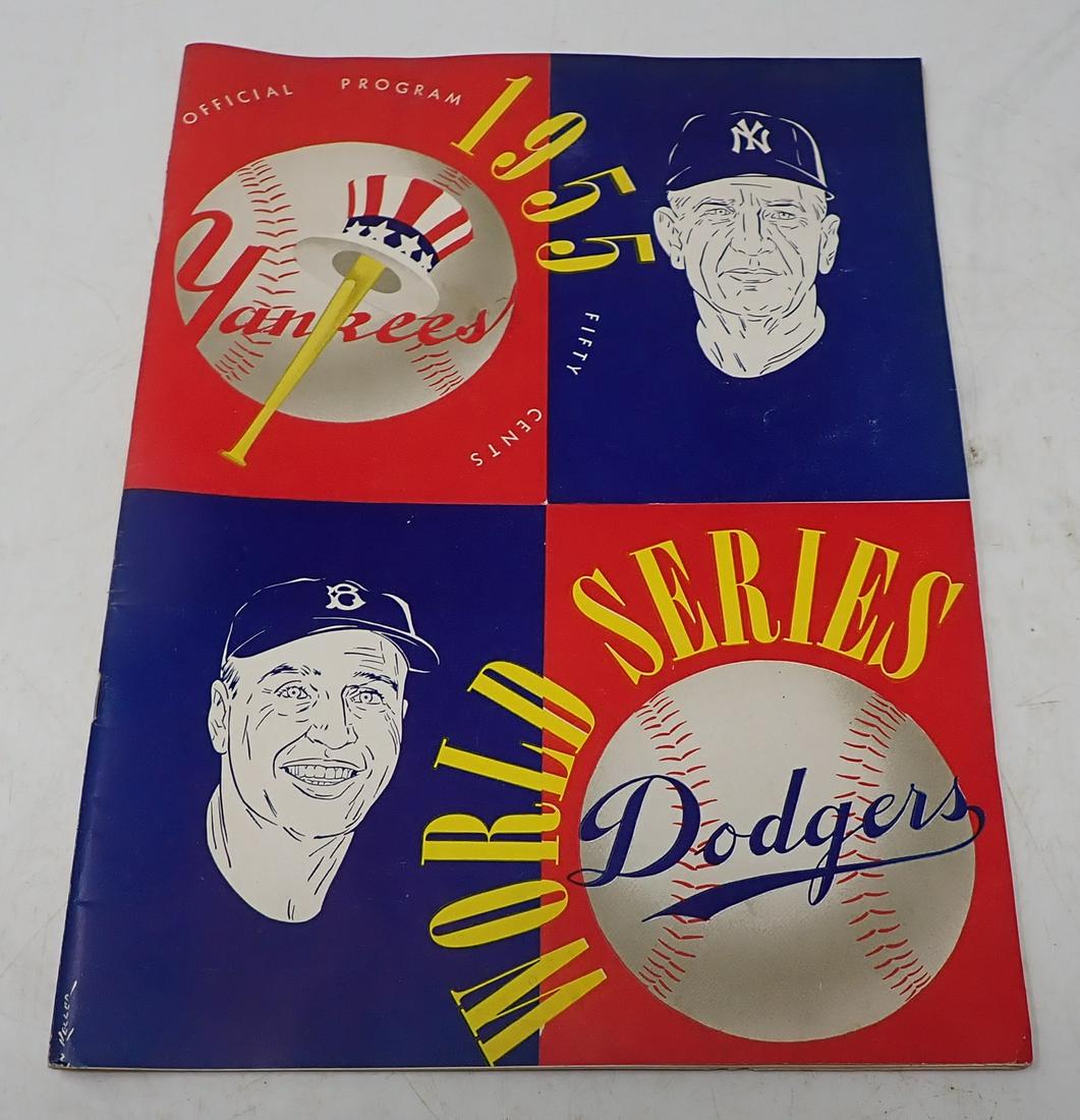 1955 Yankees Dodgers World Series Program (1 of 2)