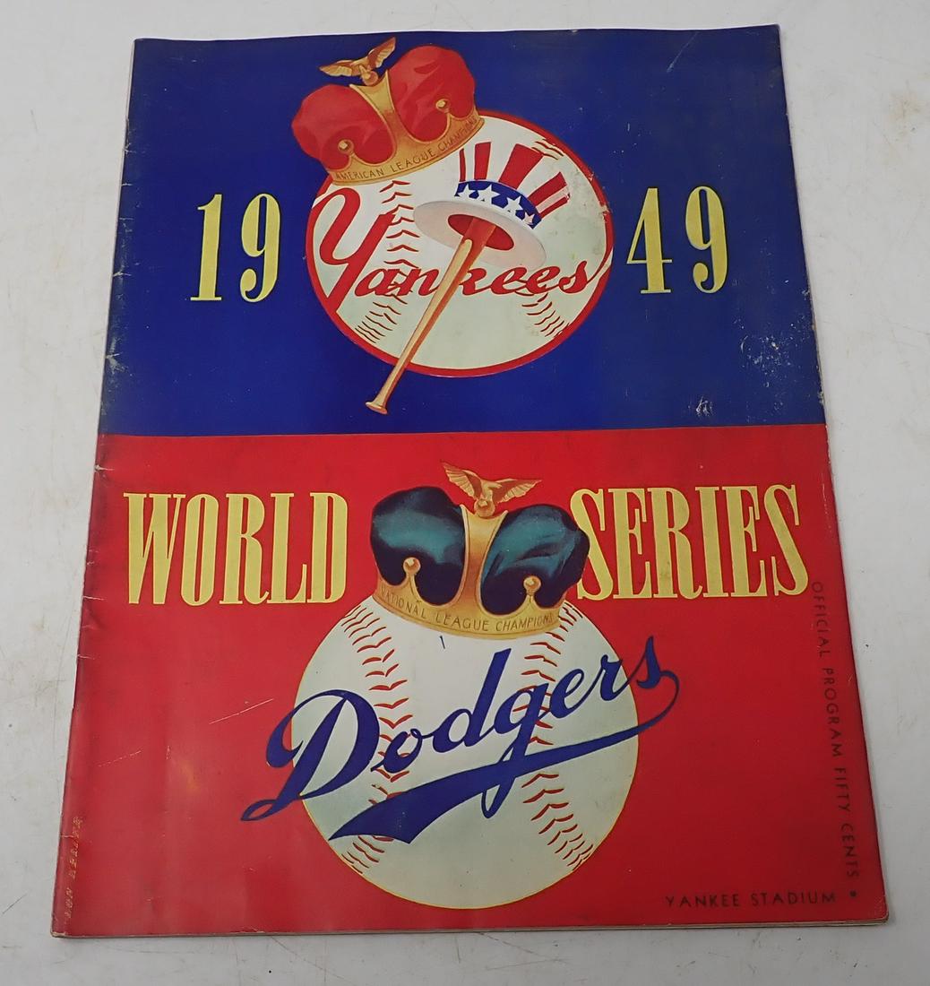 1949 World Series Program Joe Dimaggio Autograph (1 of 7)