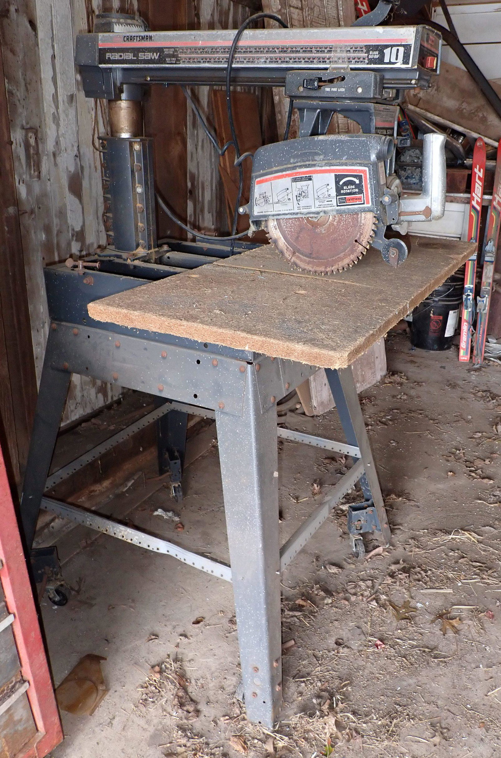 Craftsman 10" Radial Saw: NO SHIPPING !