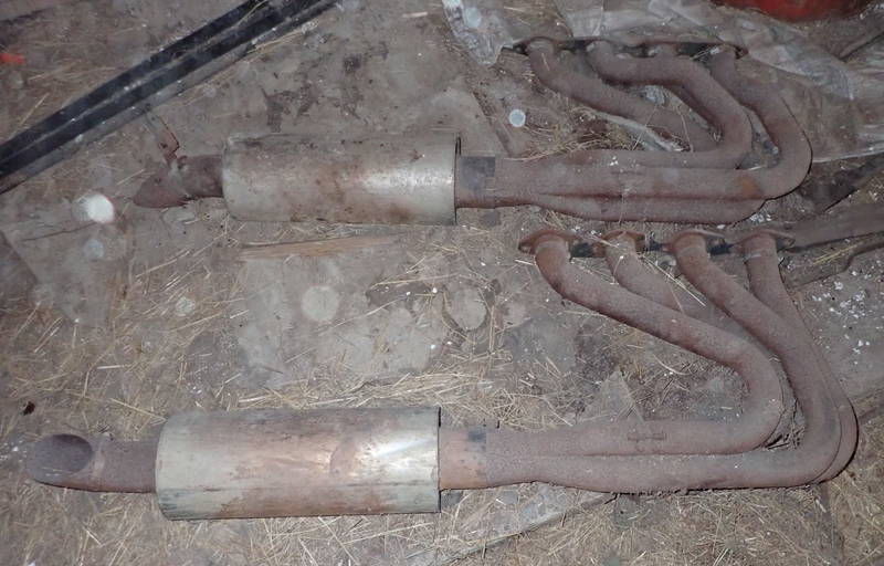 Vintage Race Car Exhaust