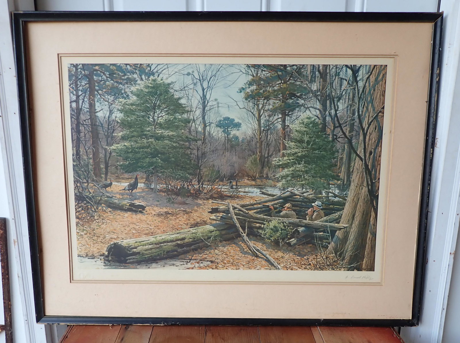A. Lassell Ripley Signed Turkey Print (1 of 3)
