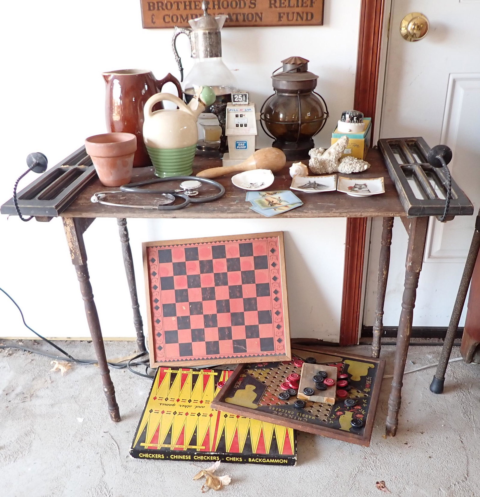 Sewing Table & Contents (1 of 5)