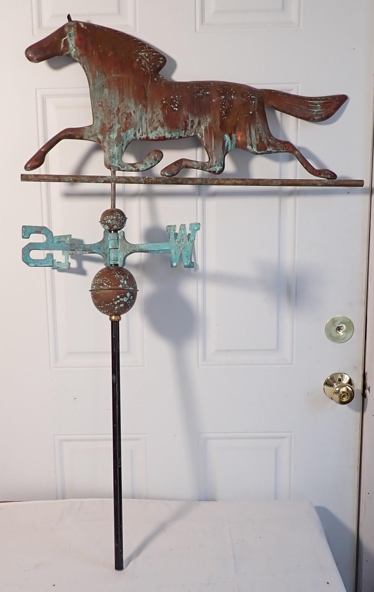 Copper Horse Weathervane