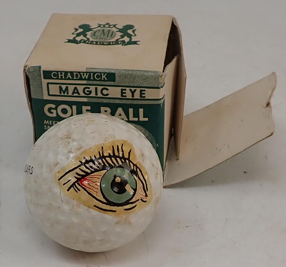 Chadwick Magic Eye Golf Ball: In original box.