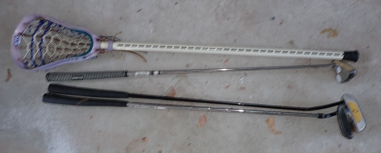 Vintage Lacrosse Stick & Golf Clubs (1 of 4)