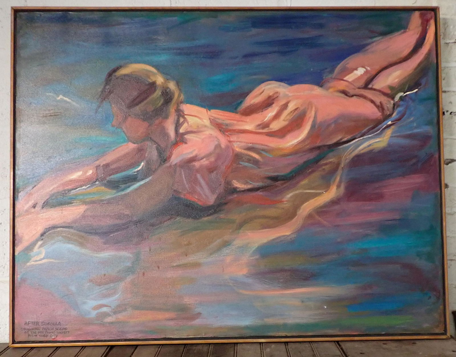 John Reilly " After Sorolla " Oil Painting on Canvas (1 of 5)