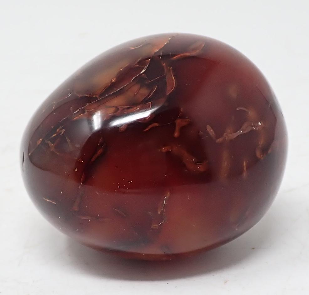 Carnelian Healing Stone: Approx 2" x 2 1/4"
