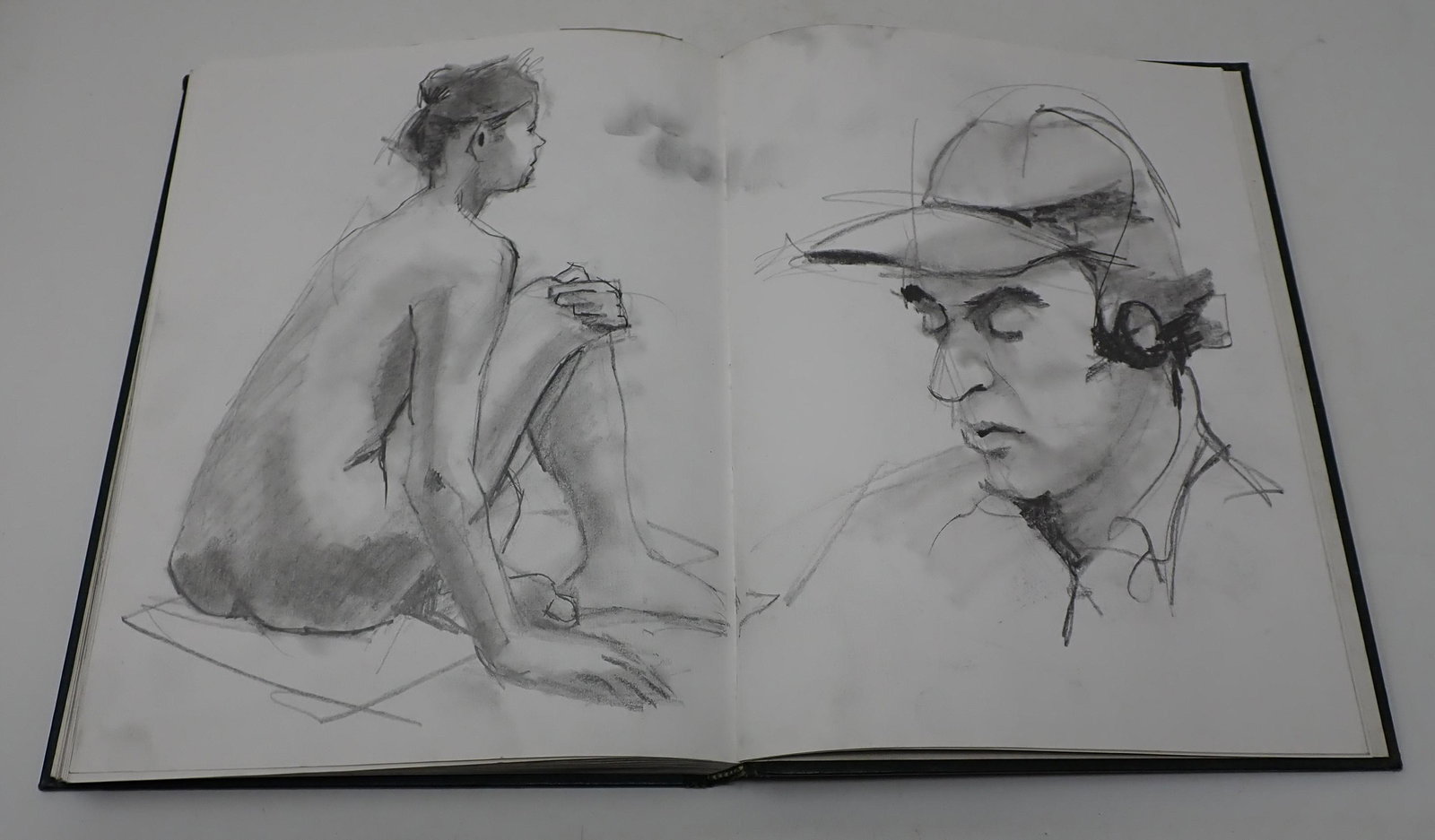 John Reilly Art Sketch Book: Approx 8 1/2" x 11" and has approx. 201 sketches