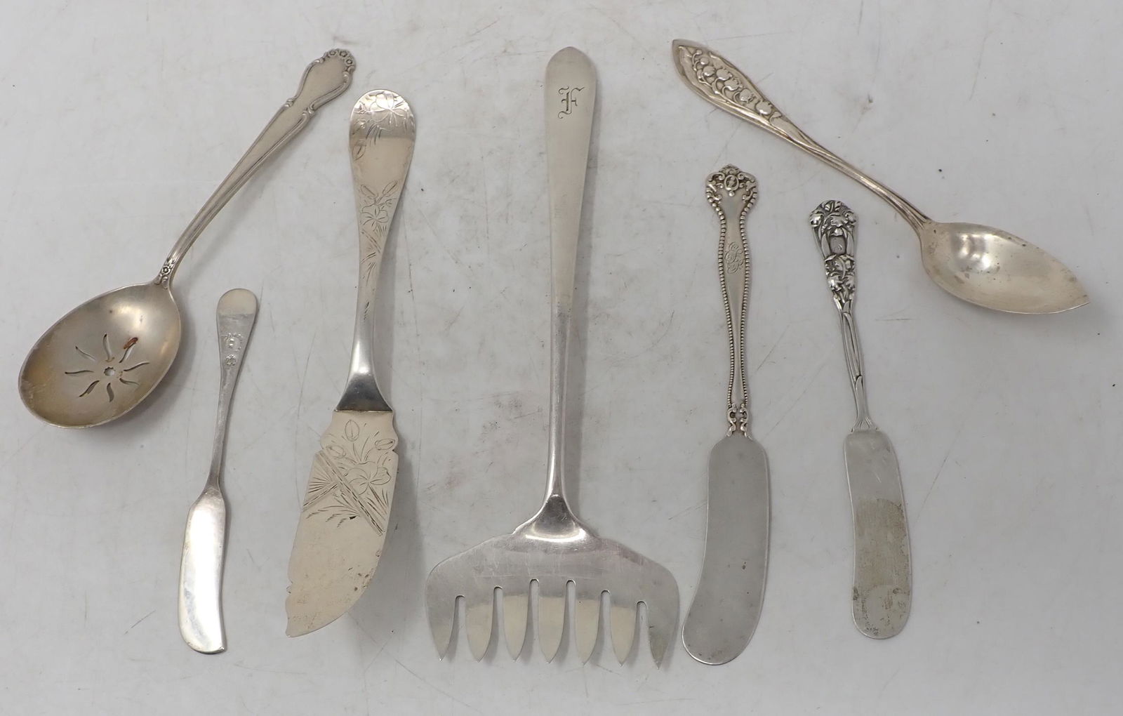 Sterling Silver Flatware Knives Serving Pcs (1 of 4)