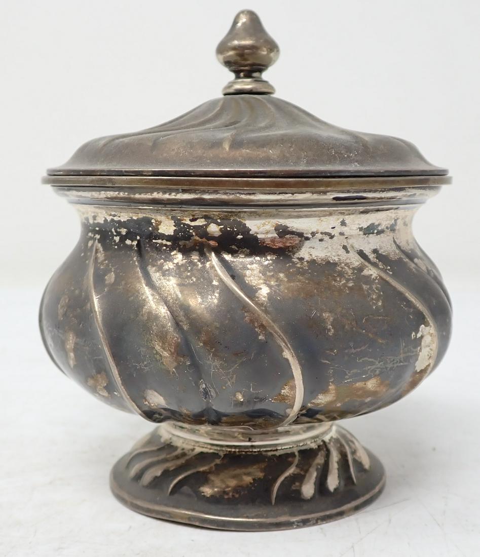 835 Silver Sugar Bowl (1 of 4)