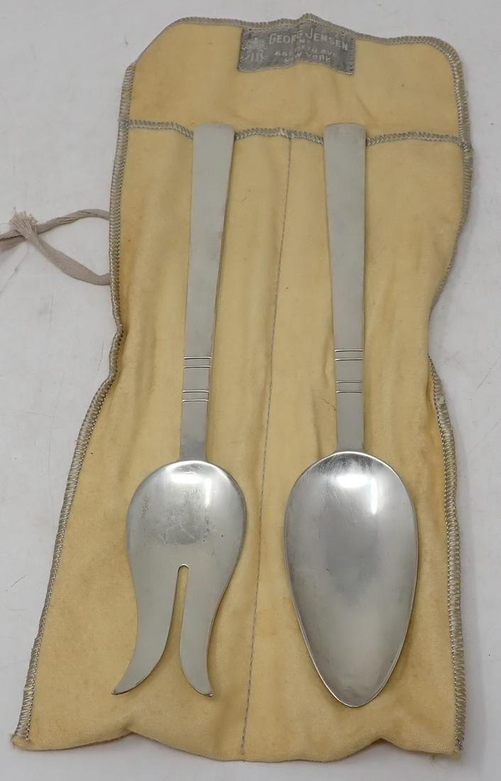Randahl Sterling Silver Serving Fork & Spoon (1 of 3)