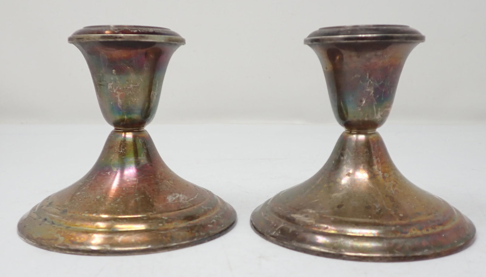 Gorham 661 Sterling Silver Candle Holders (1 of 2)