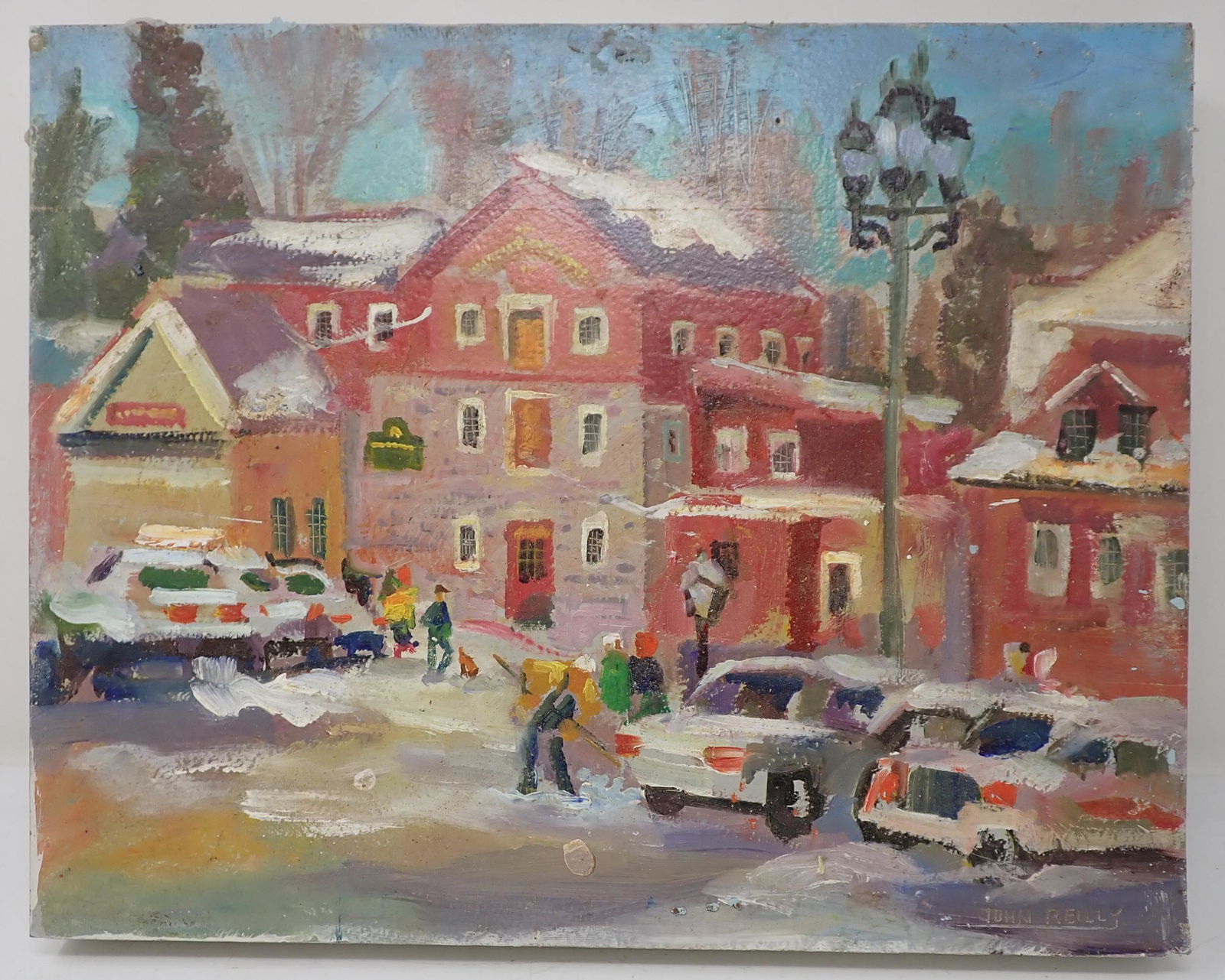 John Reilly Old Mill Oil Painting (1 of 4)