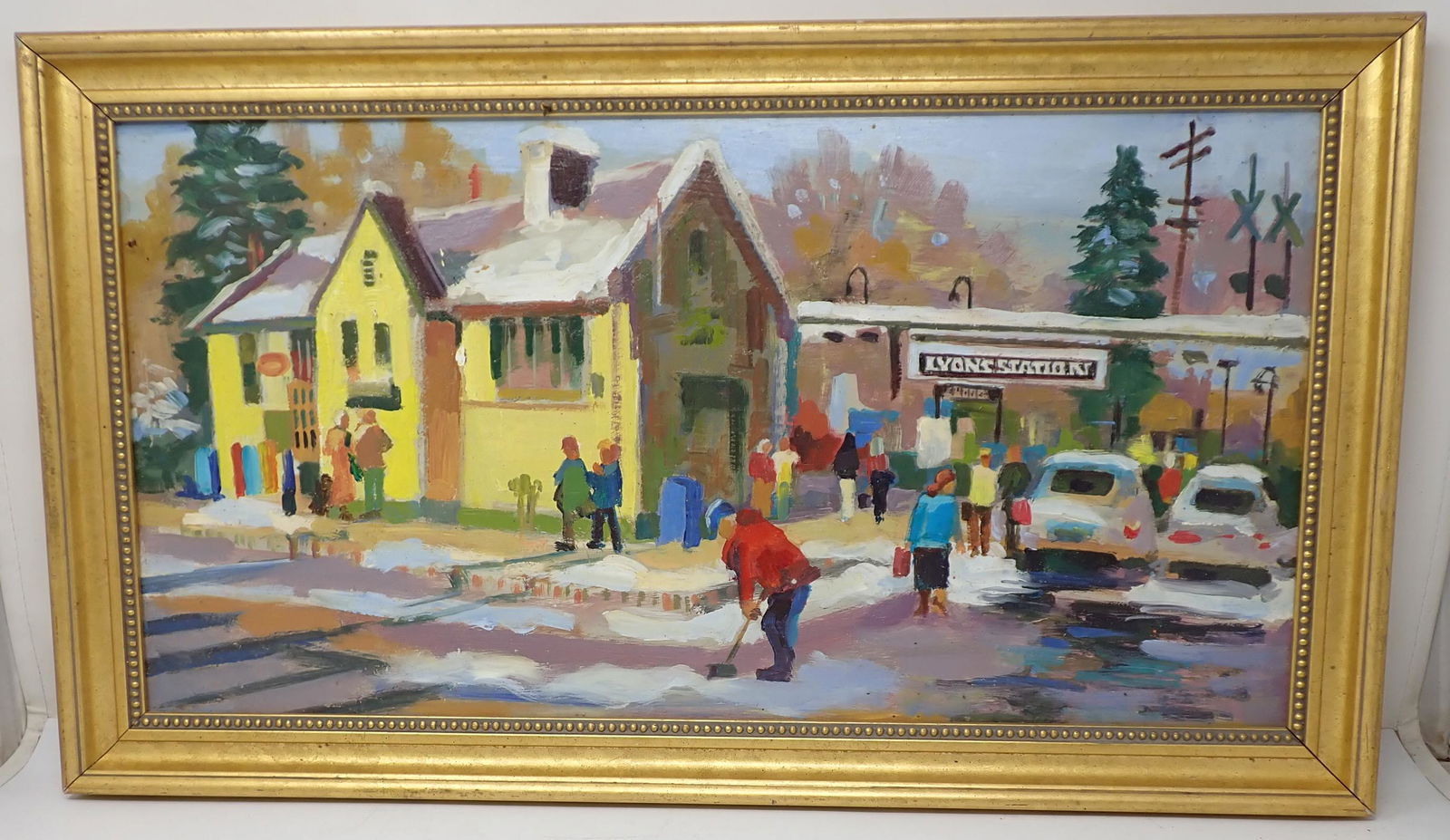 John Reilly Basking Ridge NJ Lyons Station Painting (1 of 3)