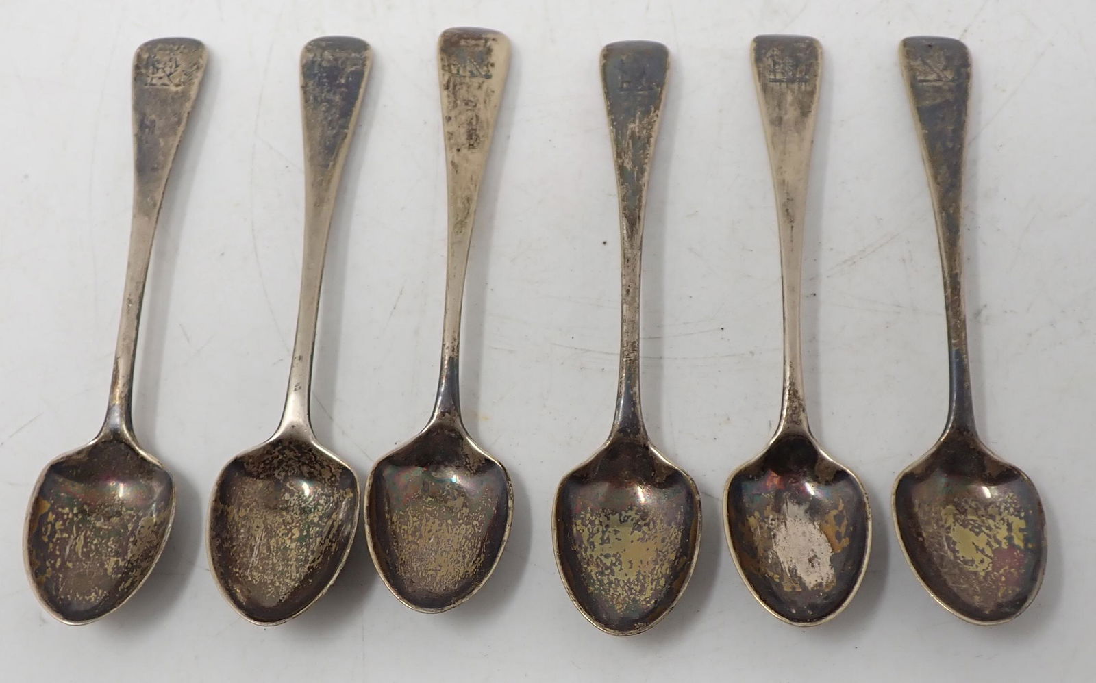Set of 6 English Silver Spoons (1 of 3)