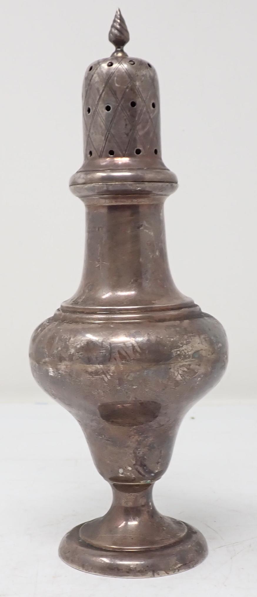 English Silver Sugar Shaker (1 of 3)