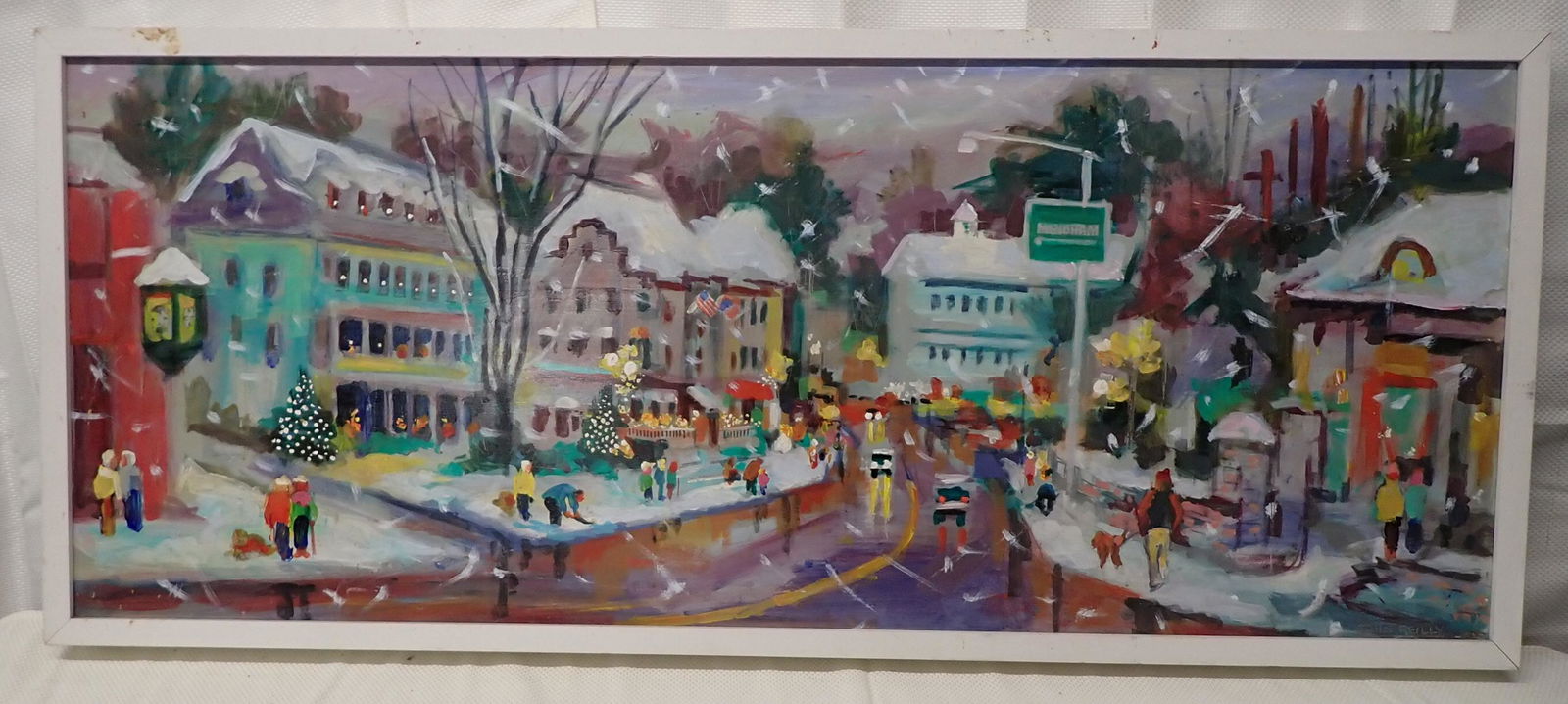 John Reilly Bernardsville NJ Winter Scene Painting (1 of 5)