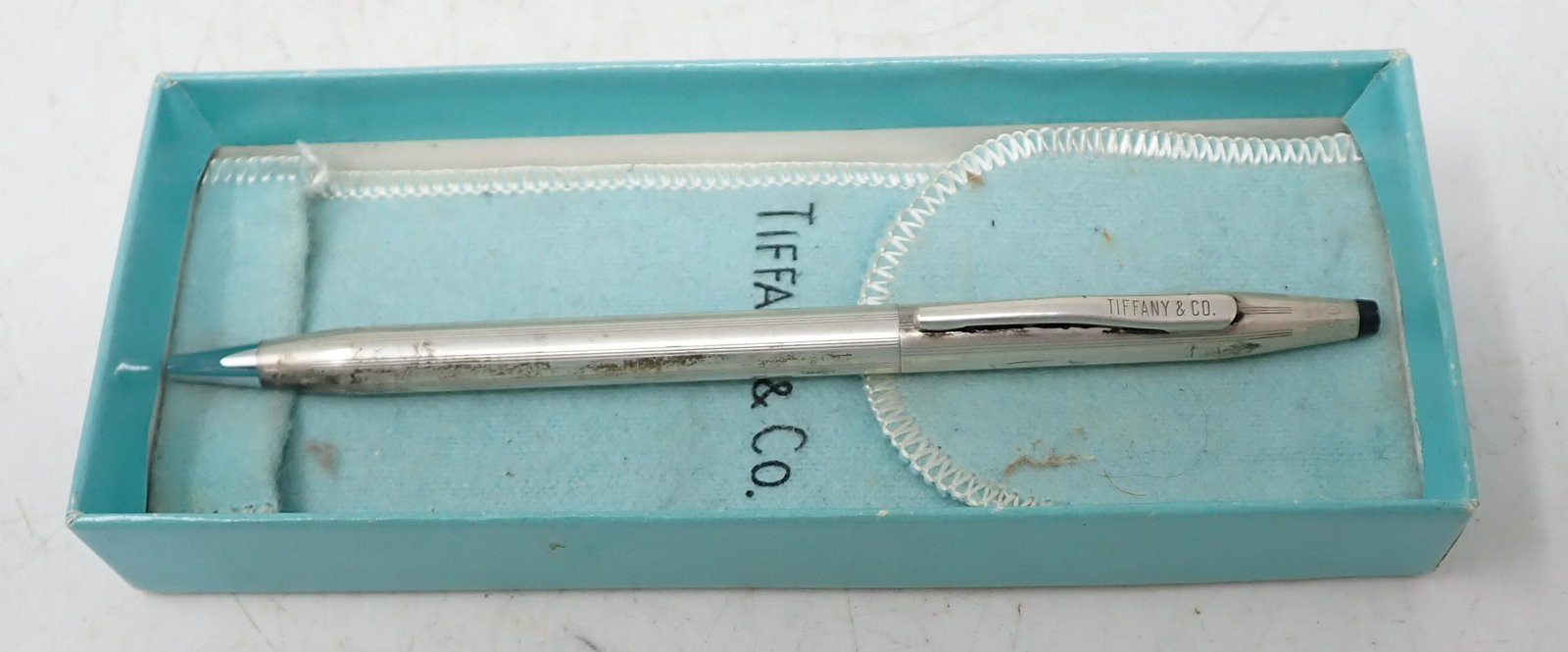 Tiffany & Co Cross Sterling Silver Pen: Approx 5 1/8" long