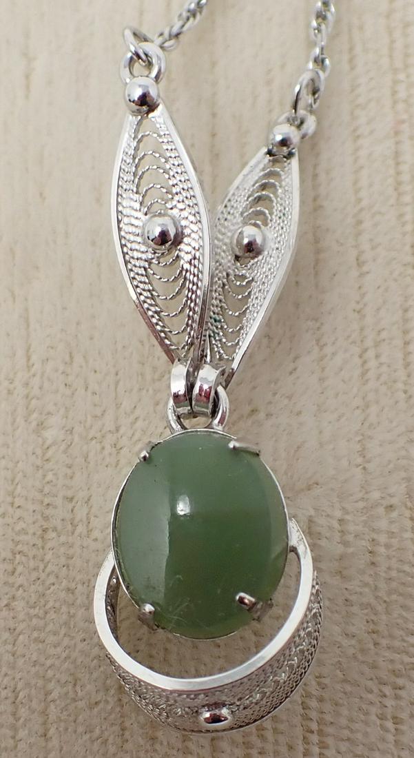 Sorpento Sterling Silver Necklace Pendant with Stone (1 of 5)