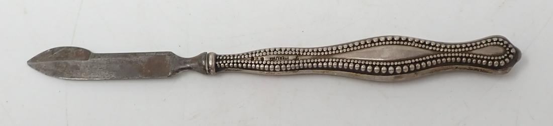Bleeder with Sterling Silver Handle: Approx 5 3/4" long