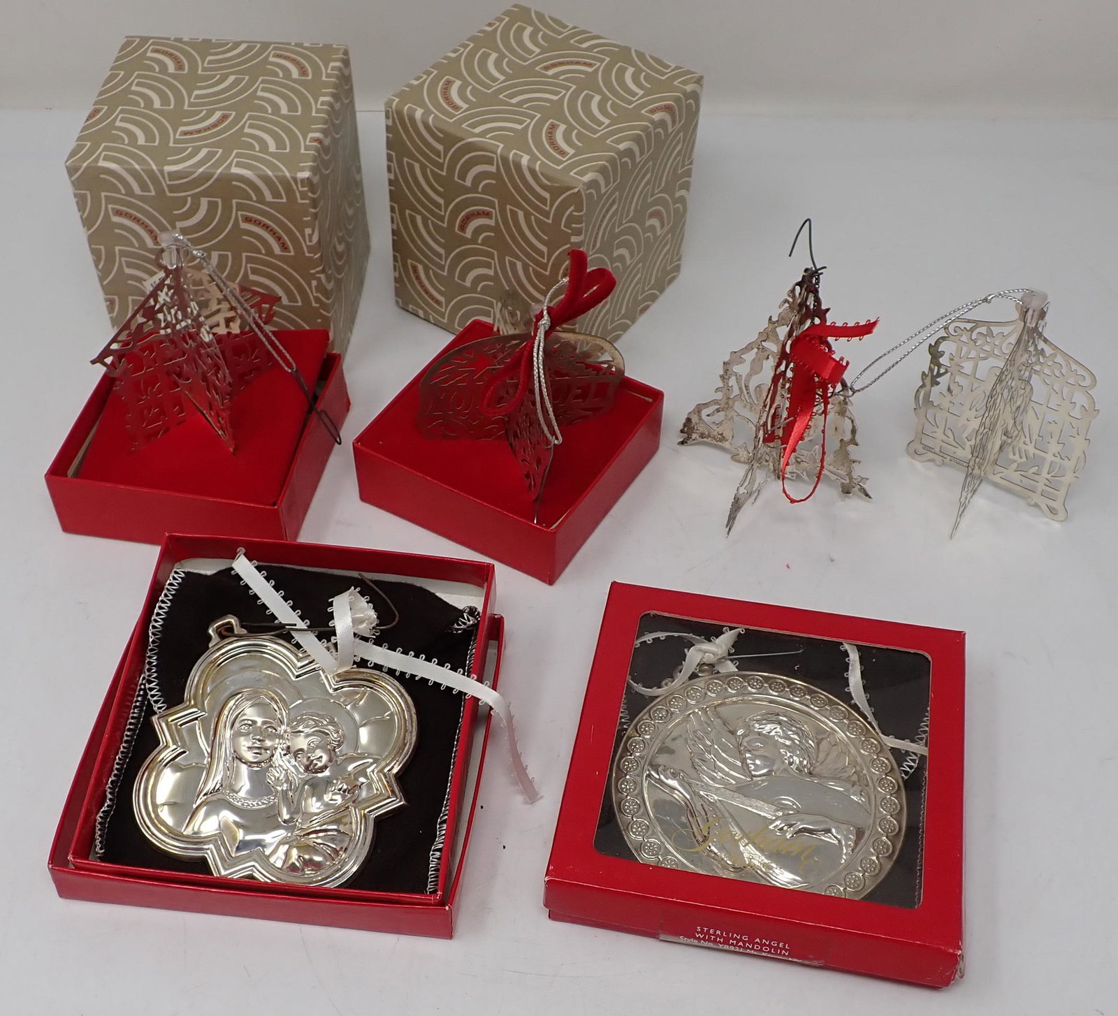 Gorham Sterling Silver Christmas Ornaments: Getting all pictured