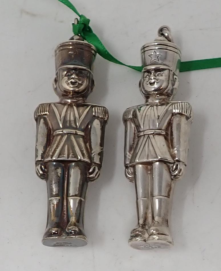 2 RM Trush Sterling Silver Christmas Ornaments (1 of 3)