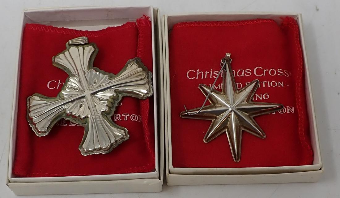 2 Reed & Barton Sterling Silver Chirstmas Ornaments (1 of 1)
