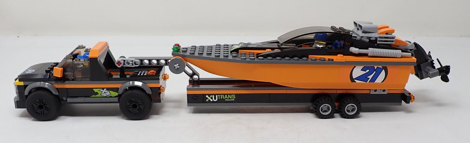 Lego boat 2025 trailer and truck