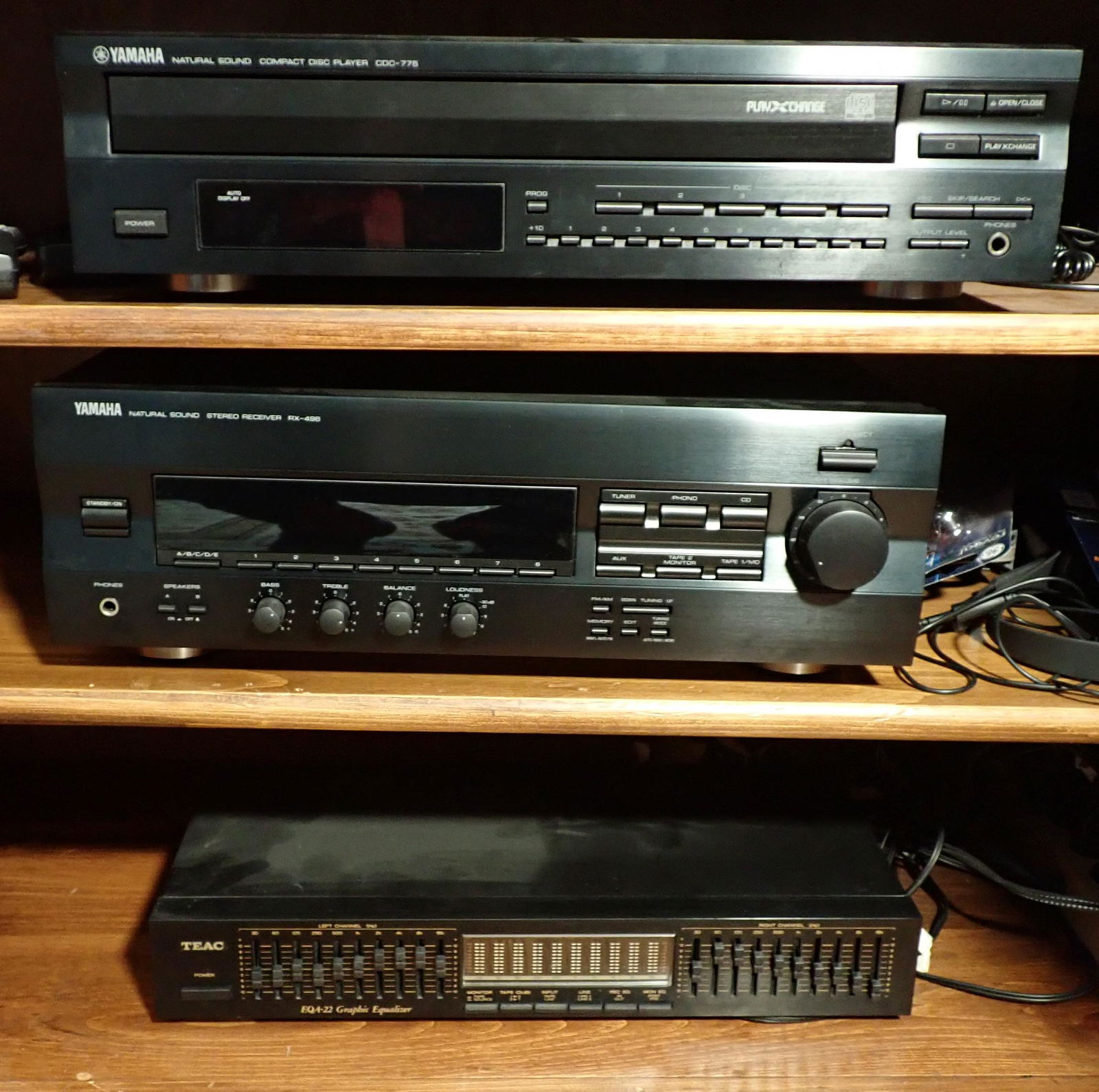 Yamaha Stereo Receiver Cd Player Teac Equalizer