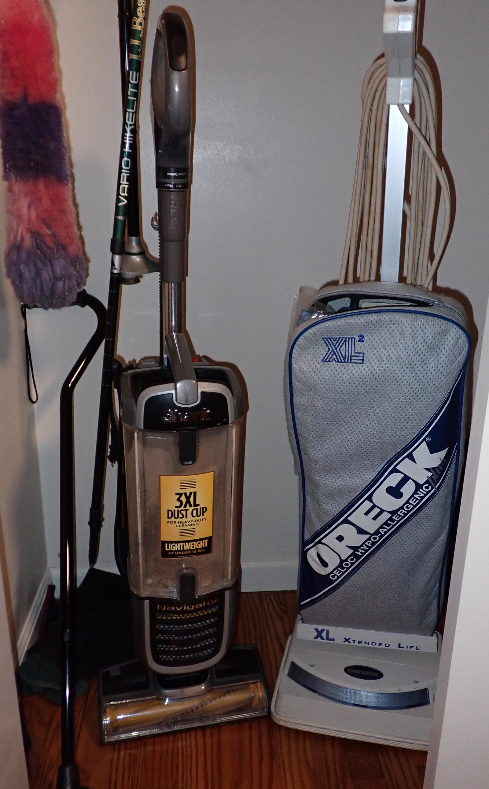 Shark Oreck Vacuums & Contents of Closets (1 of 10)