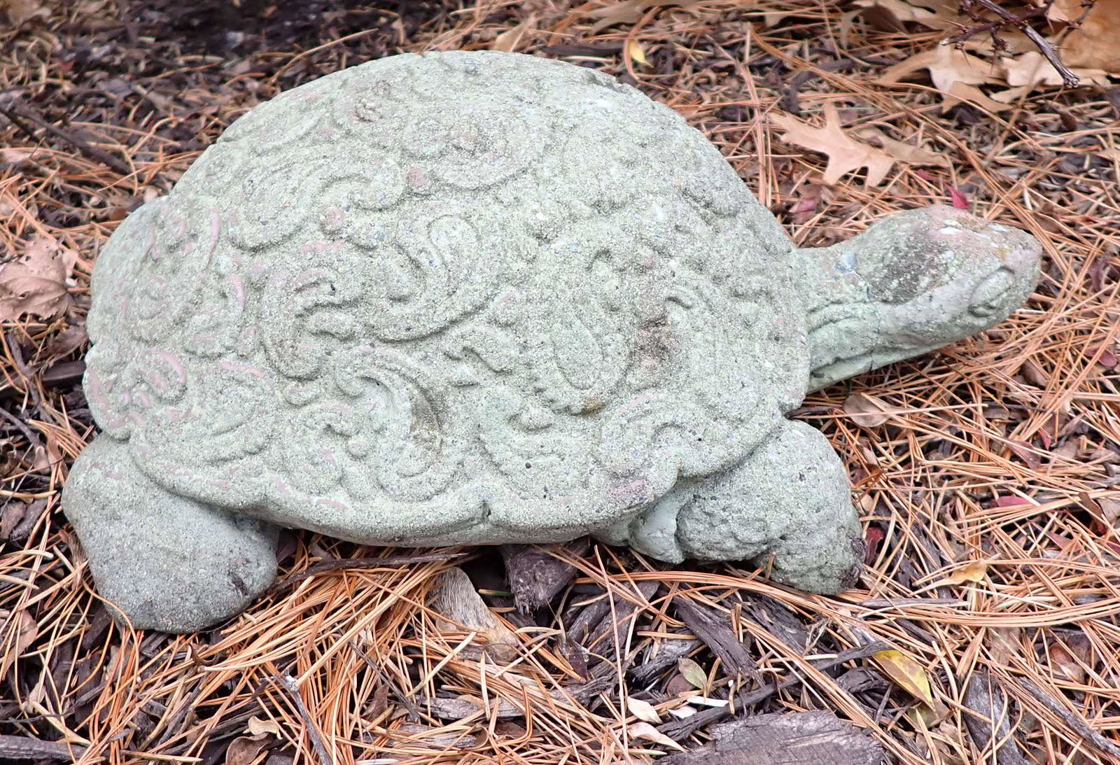 Concrete Turtle Yard Ornament (1 of 2)