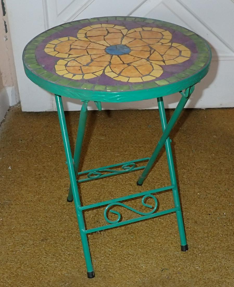 Mosiac Folding Plant Stand (1 of 3)