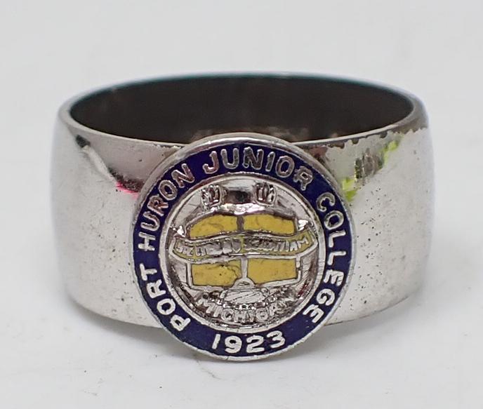 1923 Port Huron Jr College Sterling Ring (1 of 2)