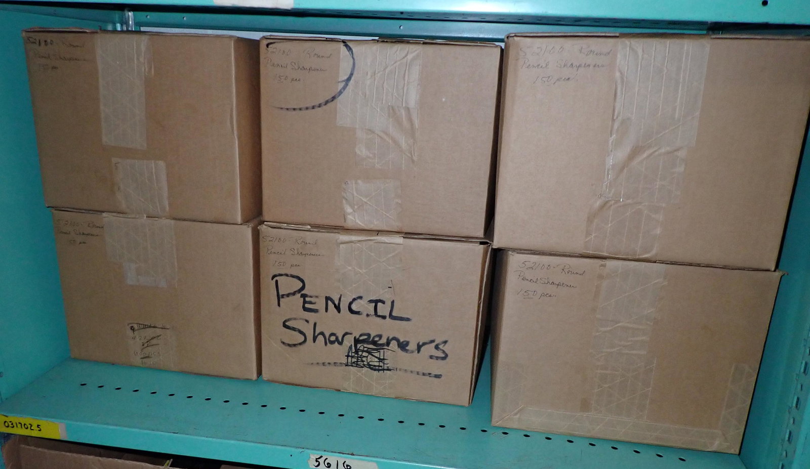 900 New Old Stock Pencil Sharpeners: Approx 2 1/4" in diameter