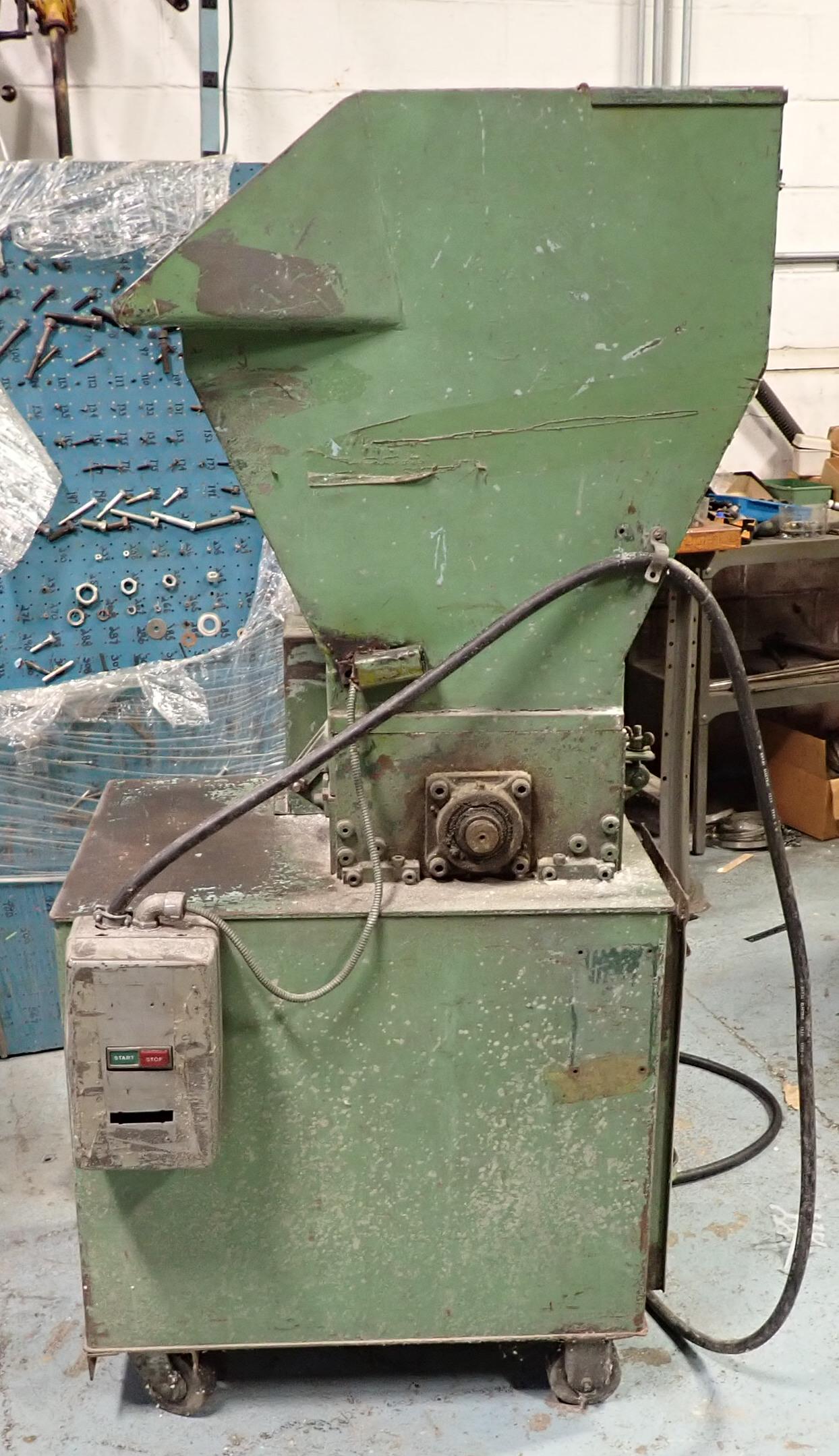 Plastic Granulator / Grinder: Buyer must have equipment / help to load. NO SHIPPING !