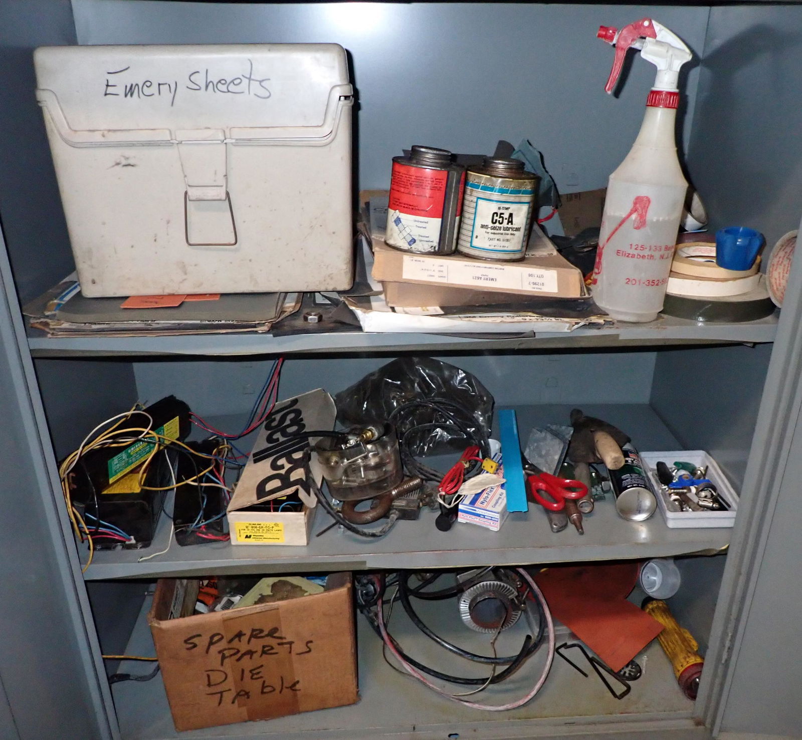 Emery Cloth & Misc Cabinet Contents (1 of 7)