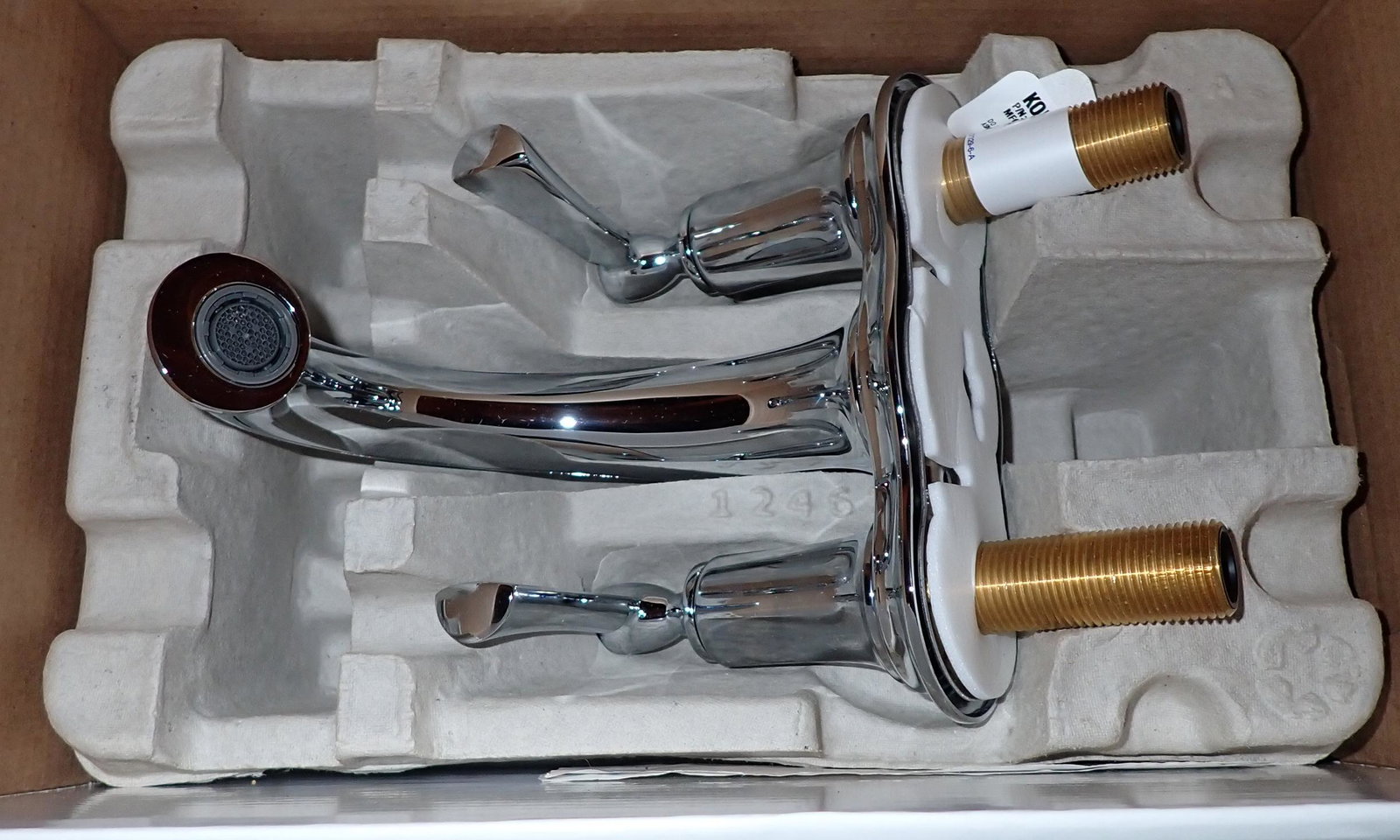Kphler Faucet: We do not guarantee all parts are in box