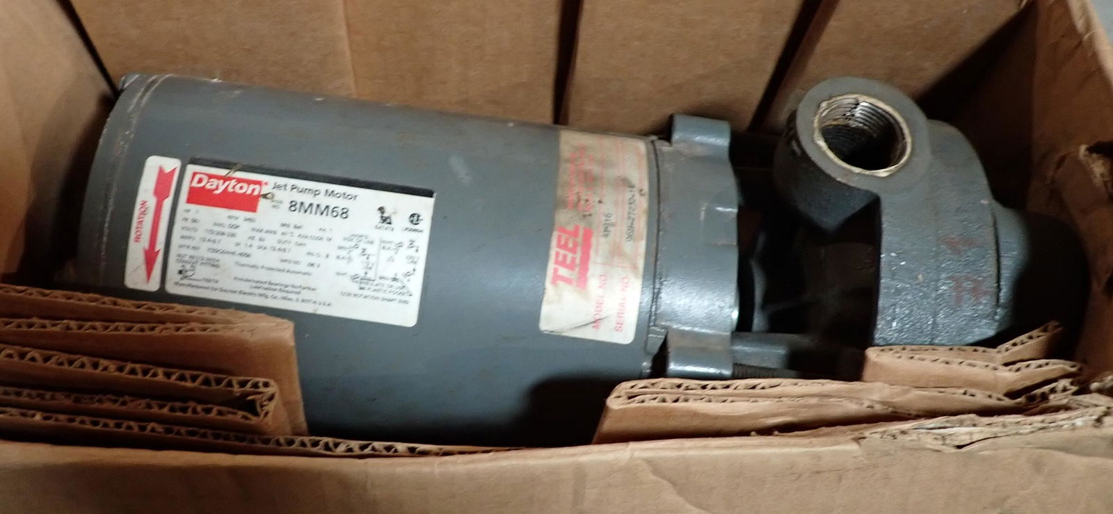 Dayton Jet Pump Motor 8MM68 (1 of 3)