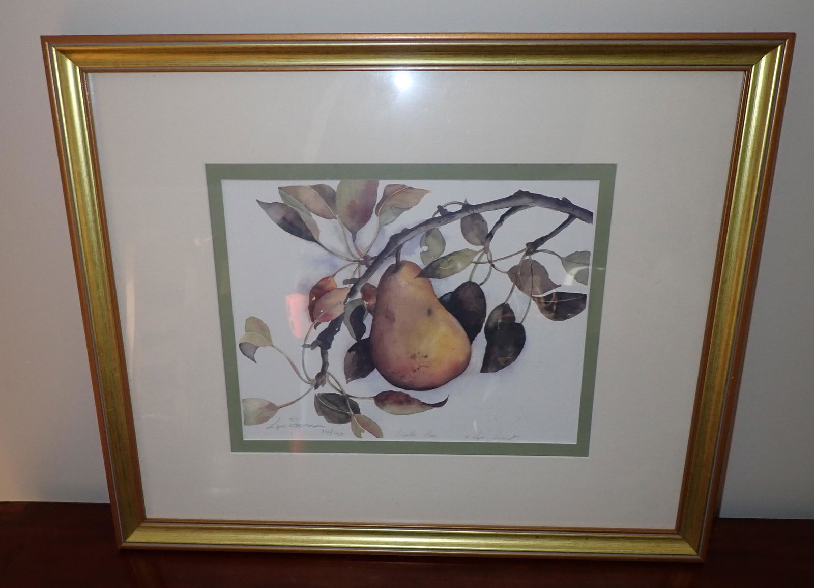 Signed and Numbered Pear Print (1 of 4)
